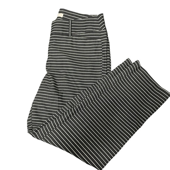 LOFT Striped Capri Work Pant Slacks- Julie- Size 6 - Picture 1 of 8